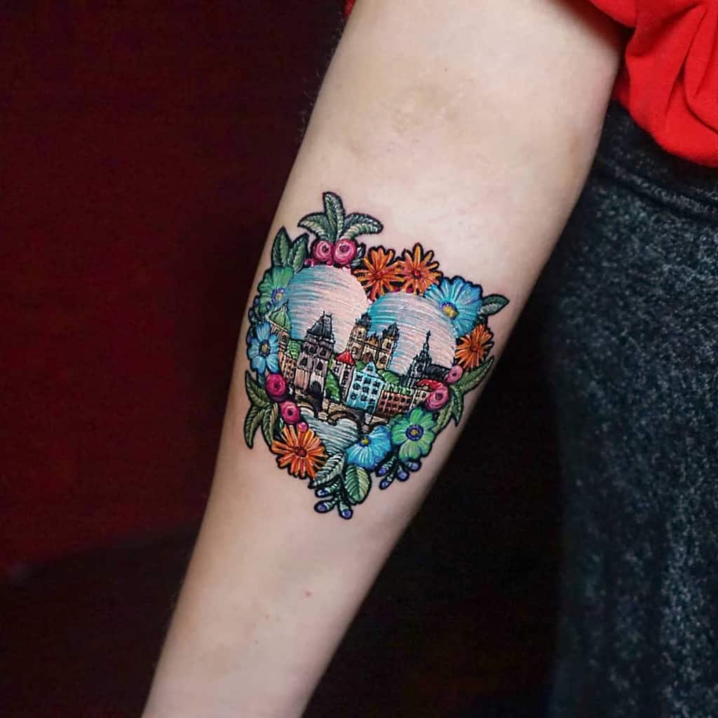 embroidery tattoo 