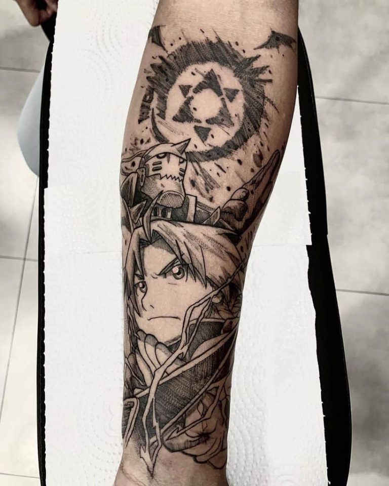166 Cool Fullmetal Alchemist Tattoo Ideas with Meanings - Body Art Guru