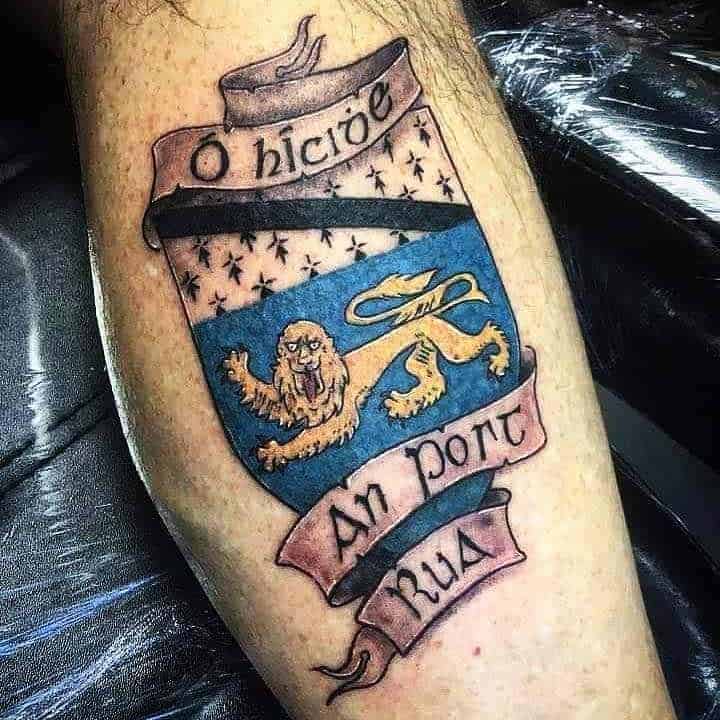 gaelic font tattoos