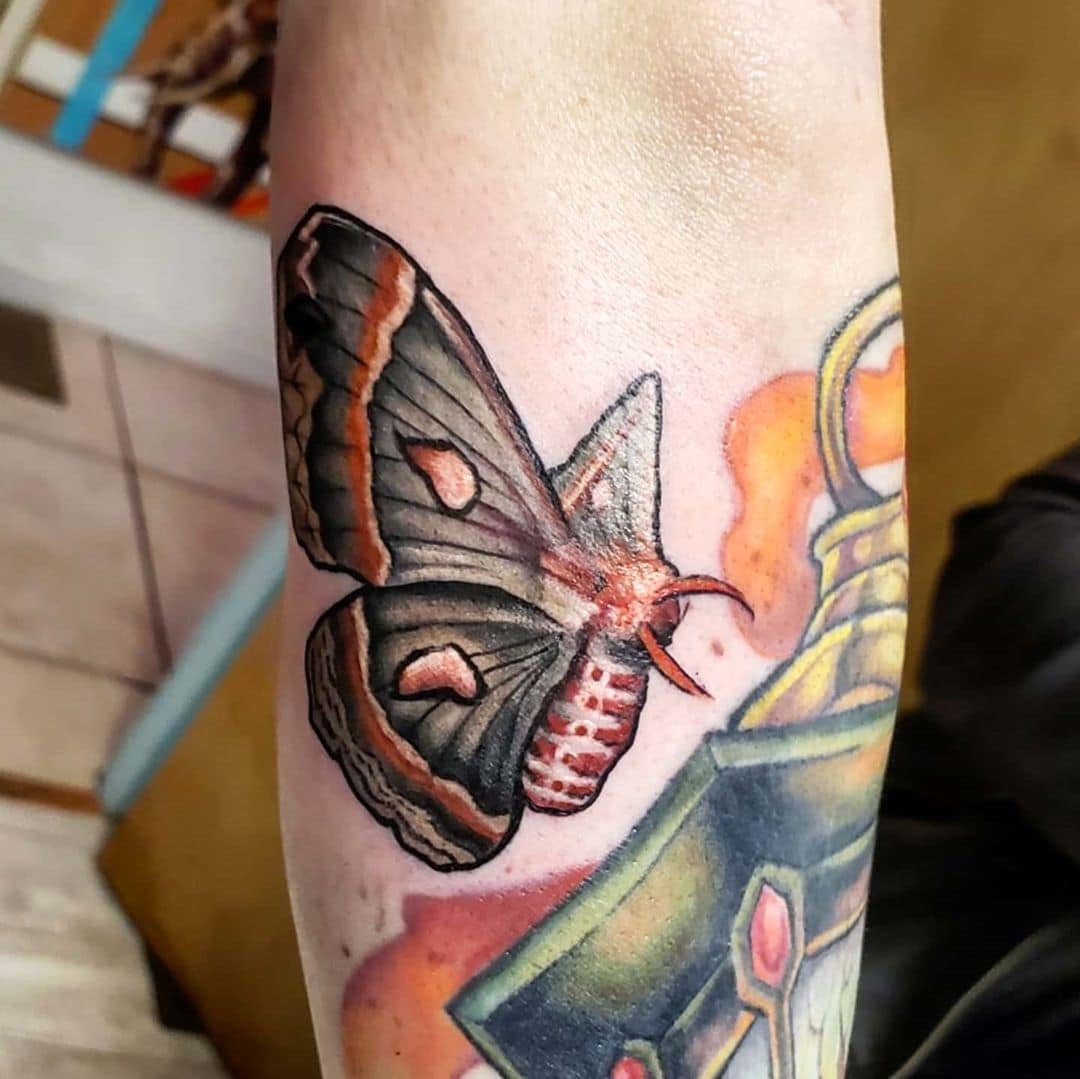 moth tattoo