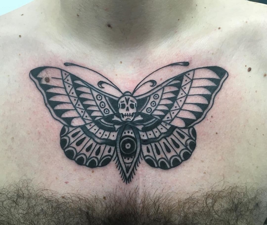 moth tattoo