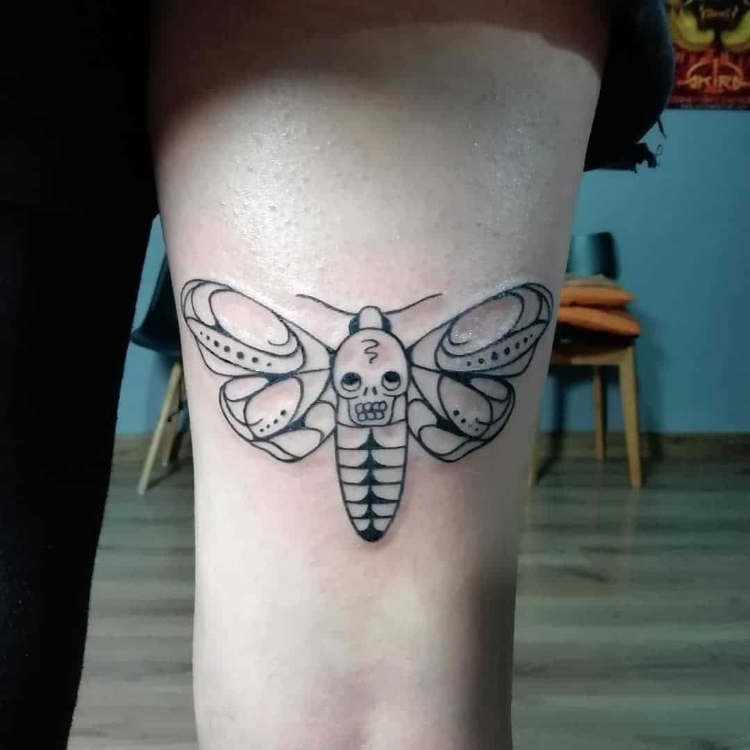 moth tattoo