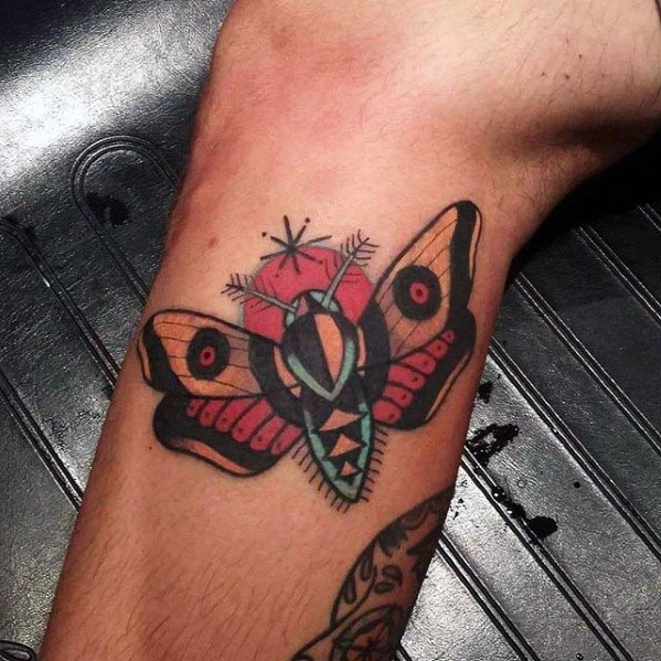 moth tattoo