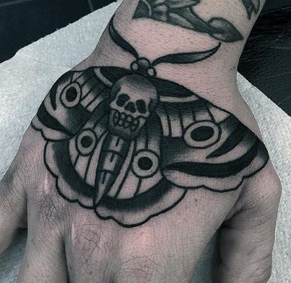 moth tattoo