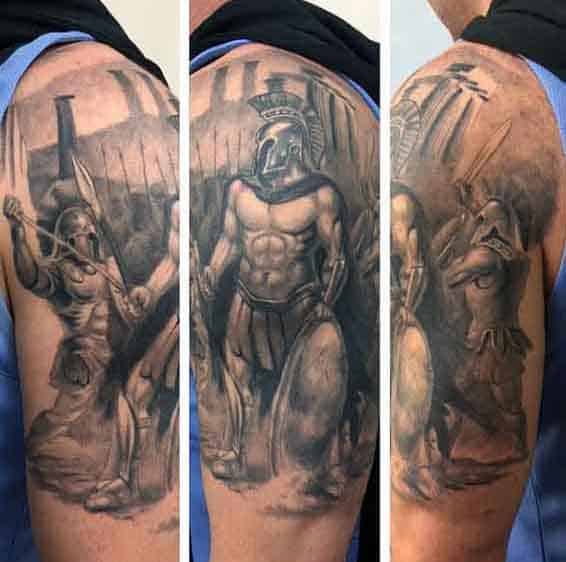 119 Amazing Spartan Tattoo Ideas with Meanings - Body Art Guru