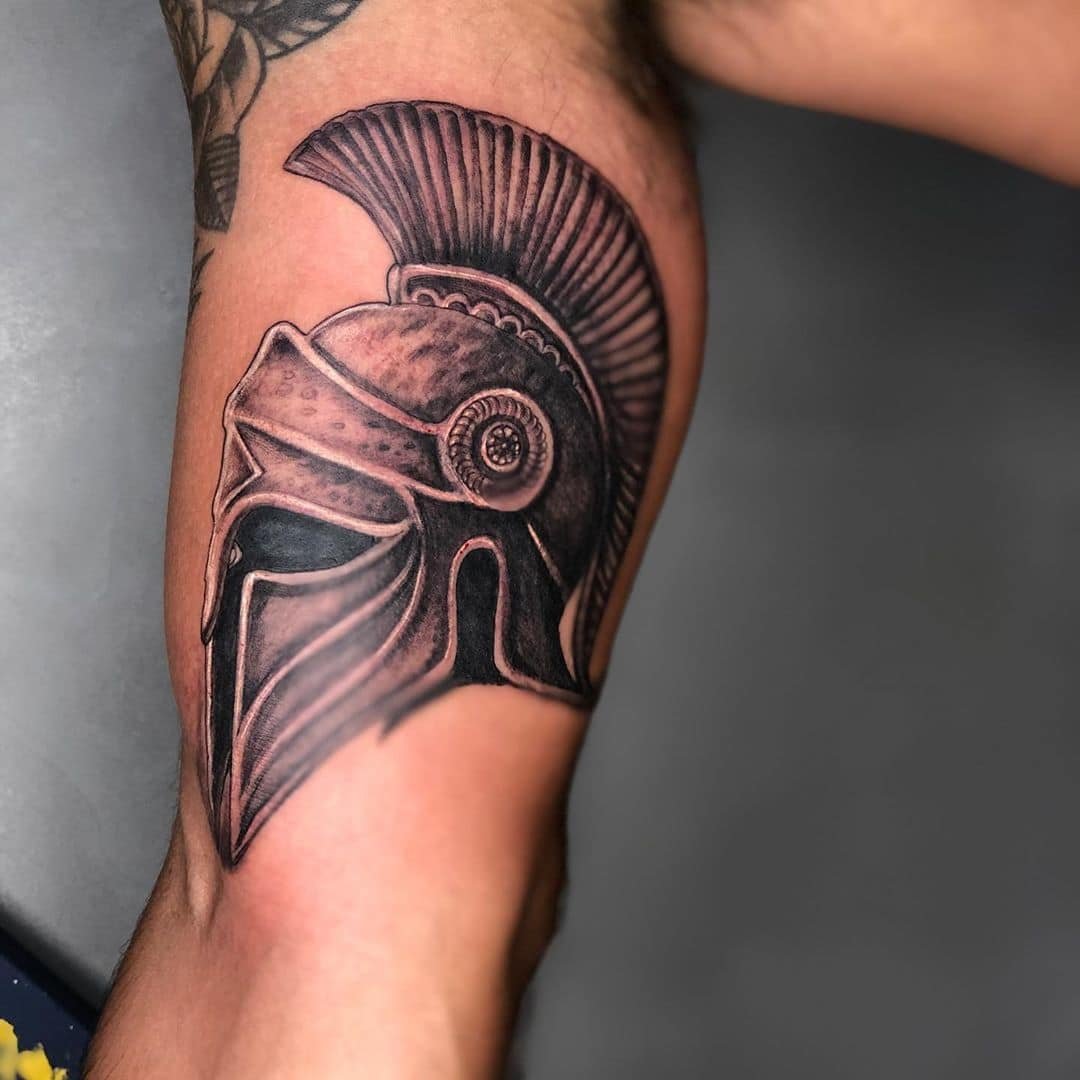 IKAIKA WARRIOR HELMET Done by VINCE  Sacred Art Tattoo hawaii  Facebook