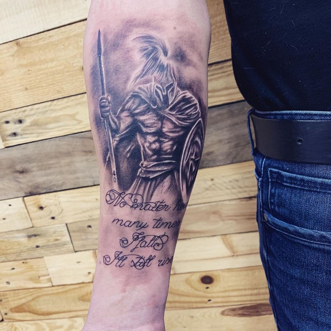 spartan tattoo 