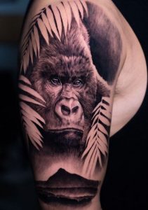50+ Amazing Gorilla Tattoos with Meaning - Body Art Guru