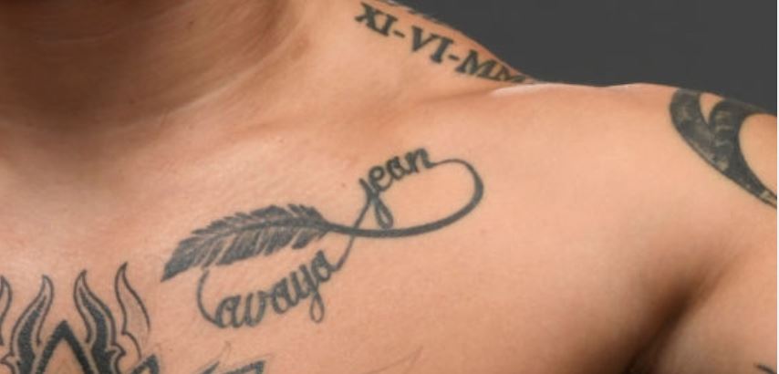 Anthony infinity with names tattoo