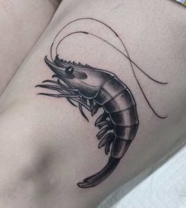 30+Amazing Shrimp Tattoos with Meanings - Body Art Guru