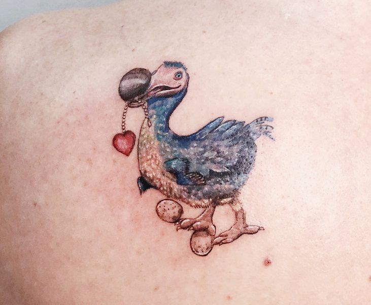 'Dodo with Stones' Tattoo
