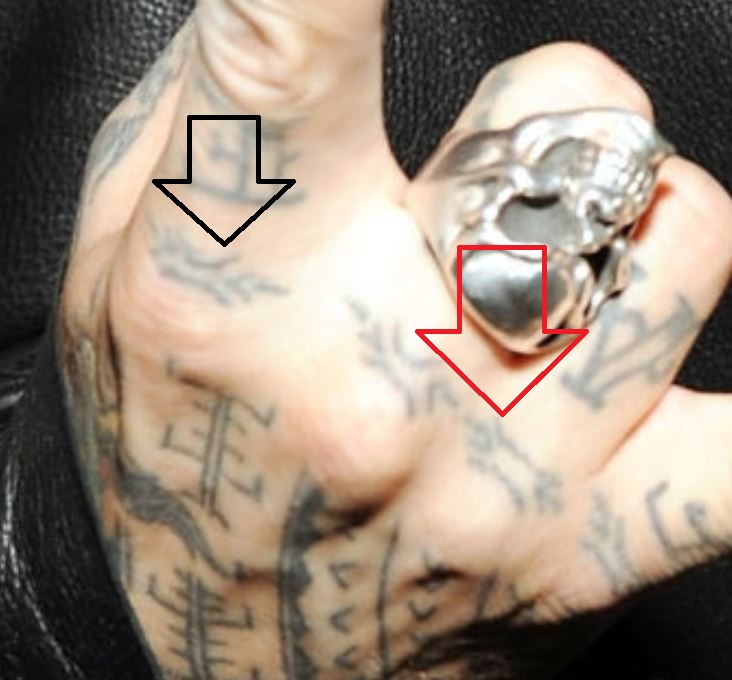 Evan finger tattoos