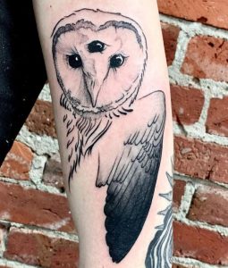 40+ Amazing Barn Owl Tattoos with Meanings - Body Art Guru