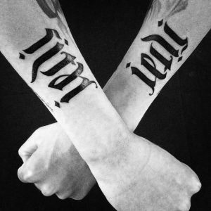 Tattoos That Can Be Read Both Ways: 100+ Cool Ambigram Tattoos - Body ...