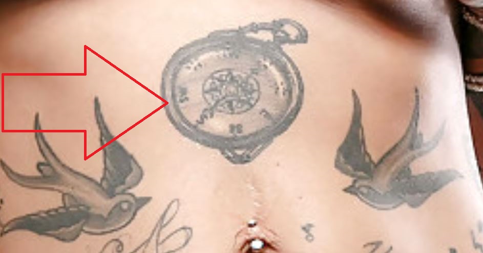 Britney watch tattoo