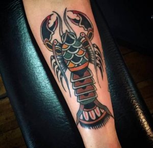 35+ Lobster Tattoos with Meaning - Body Art Guru