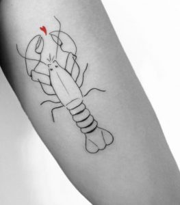 35+ Lobster Tattoos with Meaning - Body Art Guru