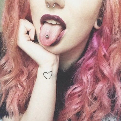 tongue piercings types