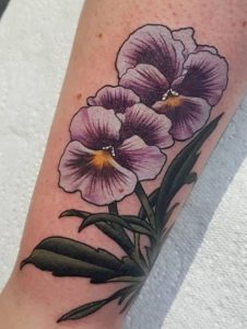 100+Amazing Pansy Tattoo Designs with Meanings, Ideas, and Celebrities ...