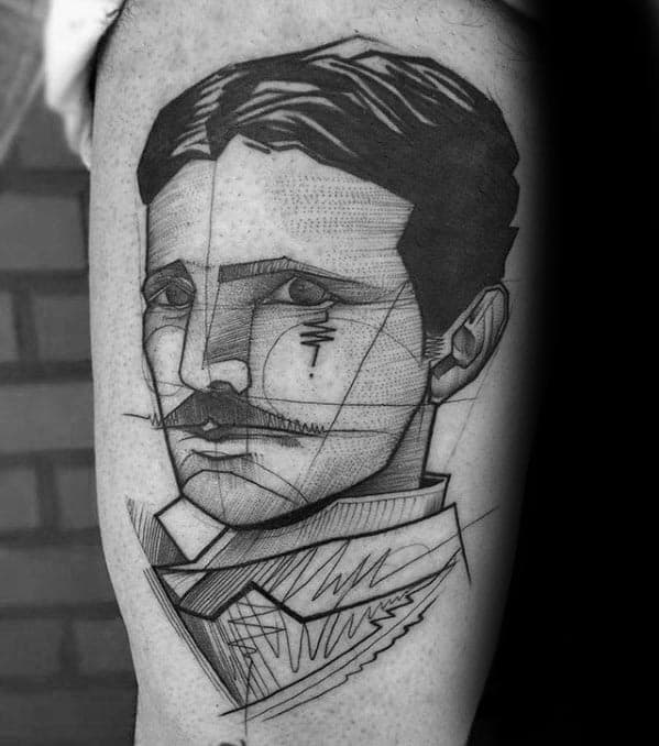 Nikola Tesla Tattoo
