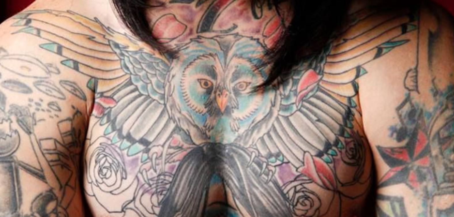 Ronnie owl tattoo