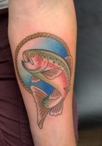 40+ Salmon Tattoos with Meaning - Body Art Guru
