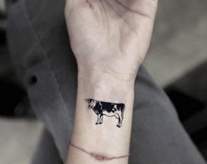 50+Amazing Cow Tattoos with Meanings - Body Art Guru