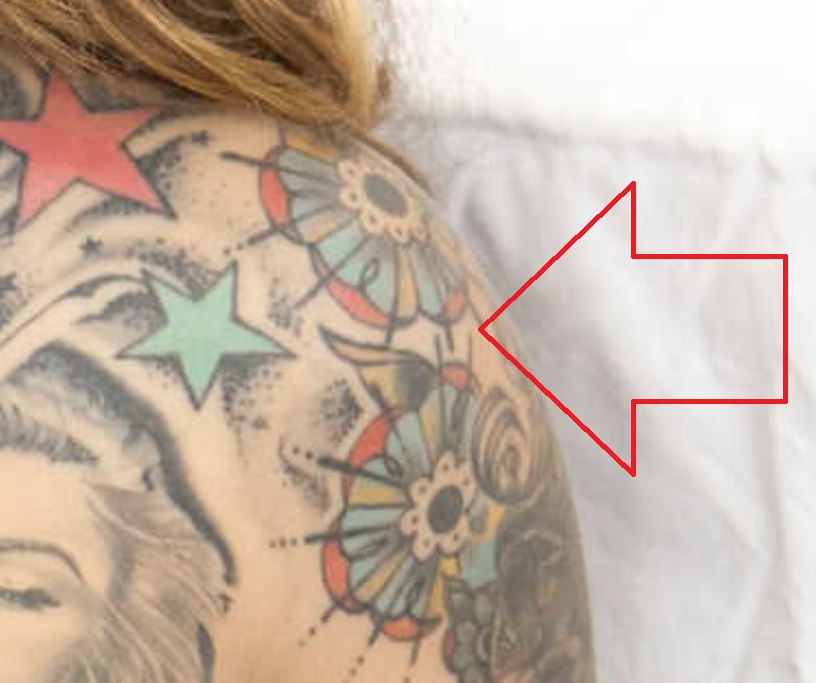 Julia shoulder tattoo
