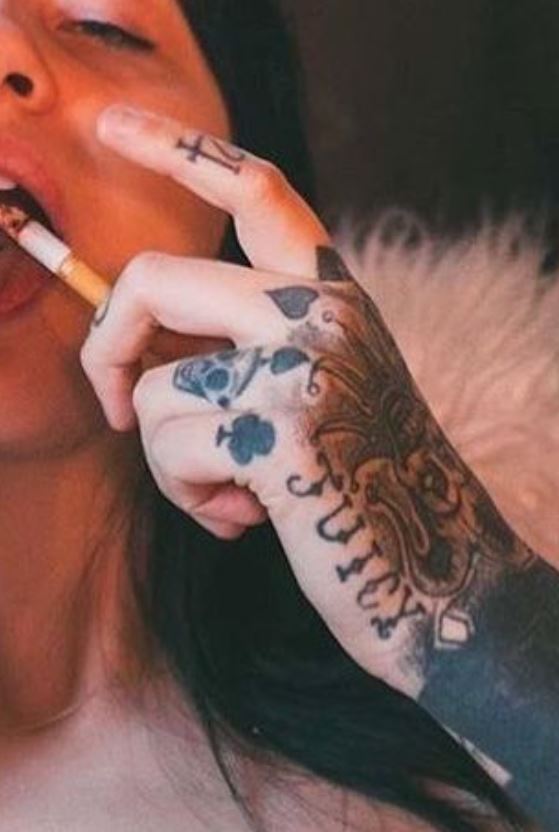 Charlotte left hand tattoos