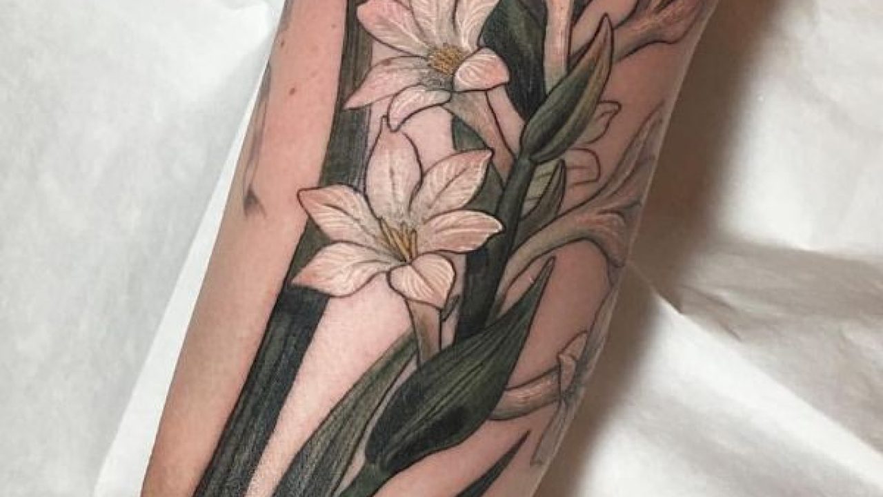 30+ Amazing Tuberose Tattoo Designs with Meanings and Ideas - Body Art Guru