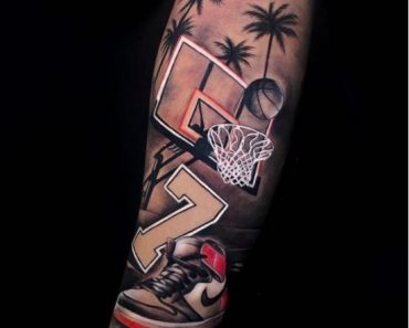 20+ Amazing Basketball Tattoos Designs with Meanings and Ideas