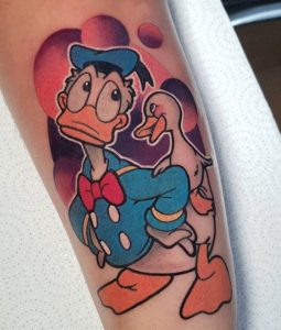 25+ Donald Duck Tattoo Designs with Meanings and Ideas - Body Art Guru