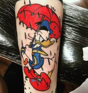 25+ Donald Duck Tattoo Designs with Meanings and Ideas - Body Art Guru