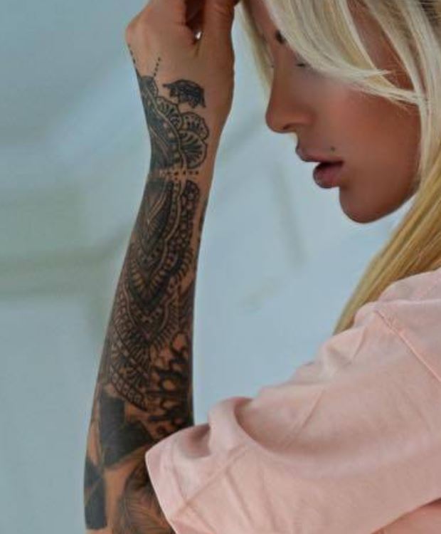 Jessica arm tattoo