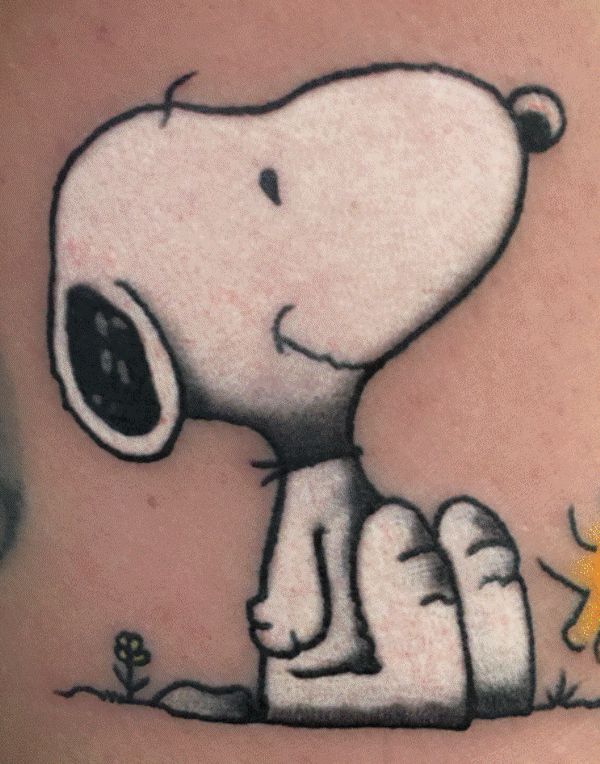 Snoopy Tattoo Design 
