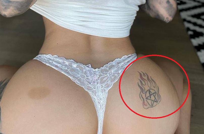 Viking butt tattoo