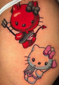50+Amazing Hello Kitty Tattoo Designs with Meanings, Ideas, and