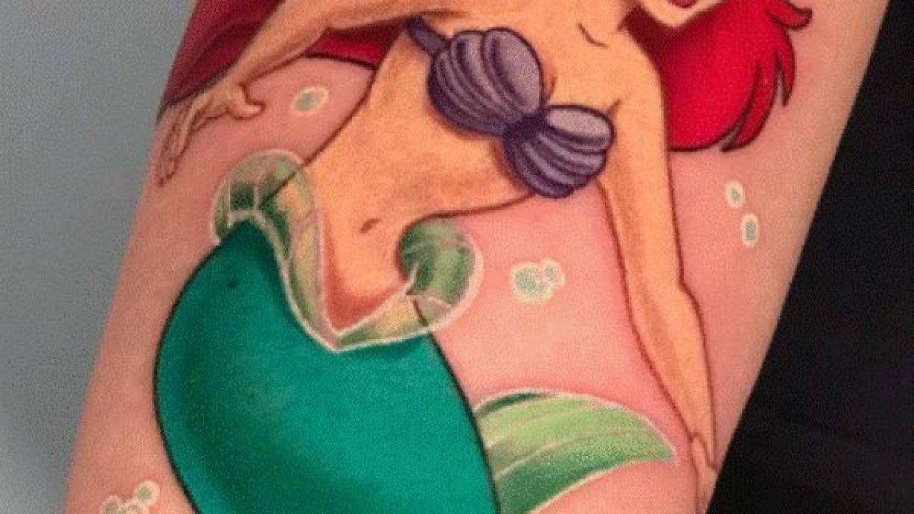 50+ Amazing Ariel Tattoo Designs with Meanings, Ideas, and Celebrities -  Body Art Guru
