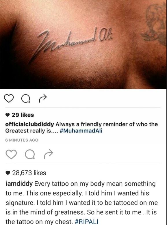 P Diddy's 11 Tattoos & Their Meanings Body Art Guru