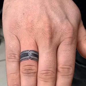 50+ Amazing Ring Tattoos Designs with Meanings, Ideas, and Celebrities ...