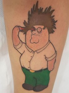 20+ Amazing Peter Griffin Tattoos with Meanings and Ideas - Body Art Guru