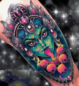 50+ Amazing Goddess Kali Tattoos with Meanings, Ideas, and Celebrities ...