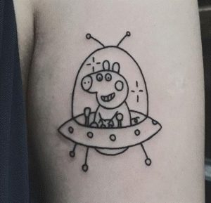 25+Amazing Peppa Pig Tattoo Designs with Meanings and Ideas - Body Art Guru