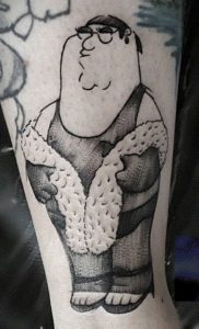 20+ Amazing Peter Griffin Tattoos with Meanings and Ideas - Body Art Guru