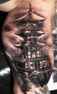 20+ Amazing Temple Tattoo Design with Meanings and Ideas - Body Art Guru