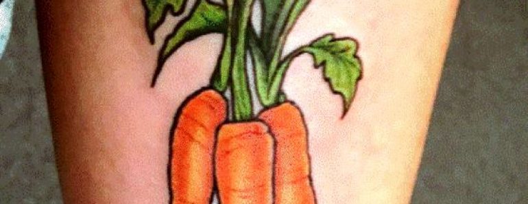 35 Amazing Carrot Tattoo Designs with Meanings and Ideas