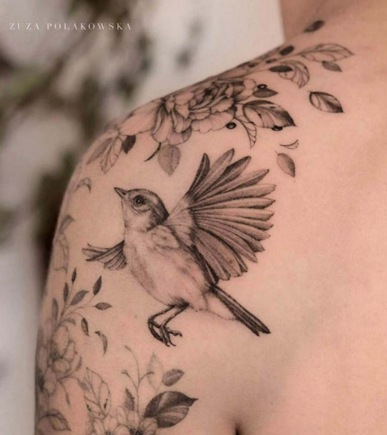 50 Beautiful Bird Tattoo Designs With Ideas And Meanings Body Art Guru Bird Tattoo 10 768x863
