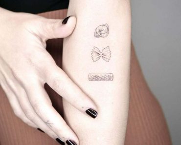 50+ Delicious Pasta Tattoo Designs with Ideas and Their Meanings