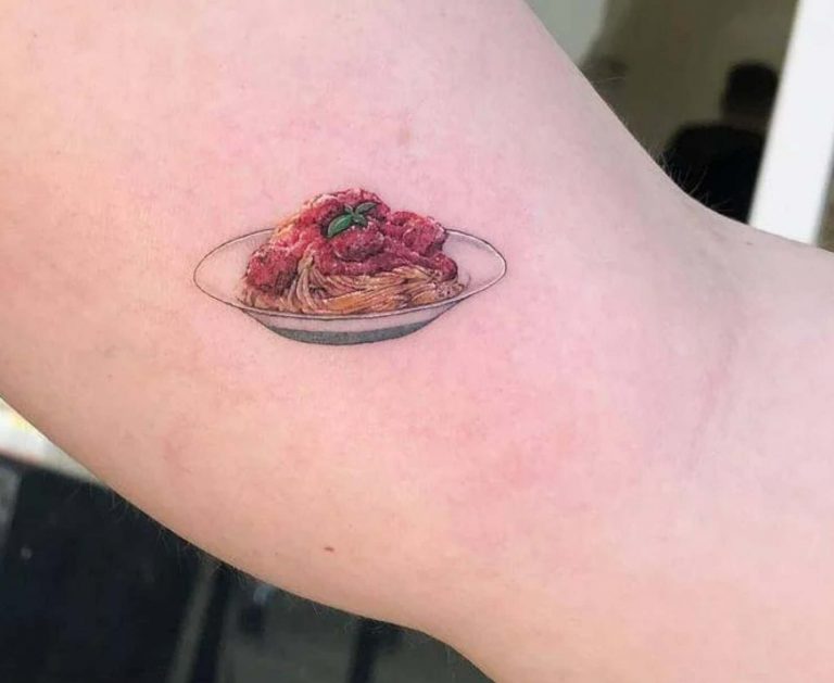 50+ Delicious Pasta Tattoo Designs with Ideas and Their Meanings Body