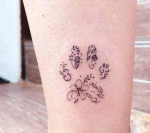 25 Best Paw Print Tattoos with Meanings and Ideas - Body Art Guru